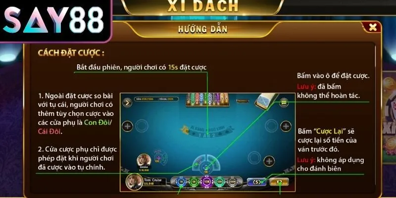 Tìm hiểu luật chơi xì dách Say88 chuẩn xác và dễ áp dụng